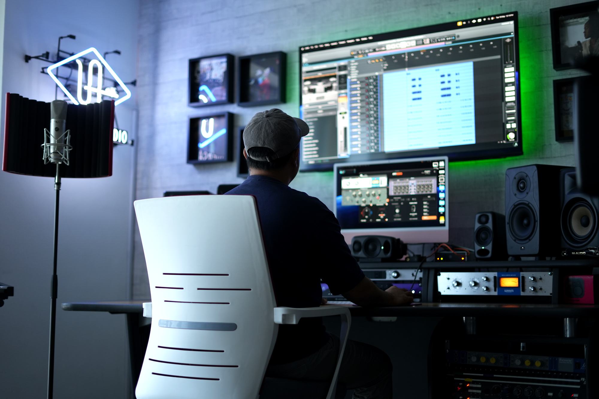Treated, monitored and corrected &mdash; because the room is the variable every studio buyer ignores and every mix suffers from.